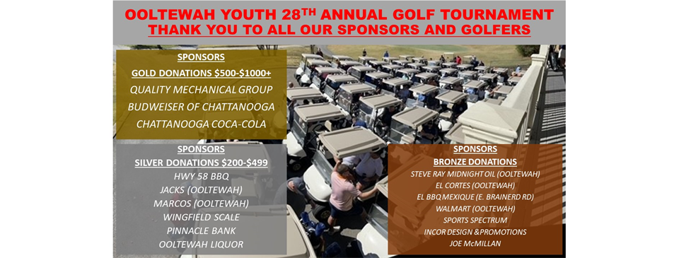 Golf Tournament Sponsors