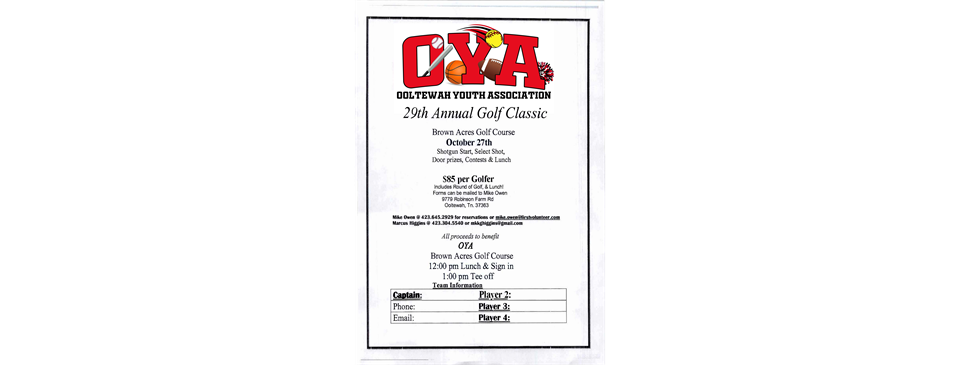 29th Golf Tournament 